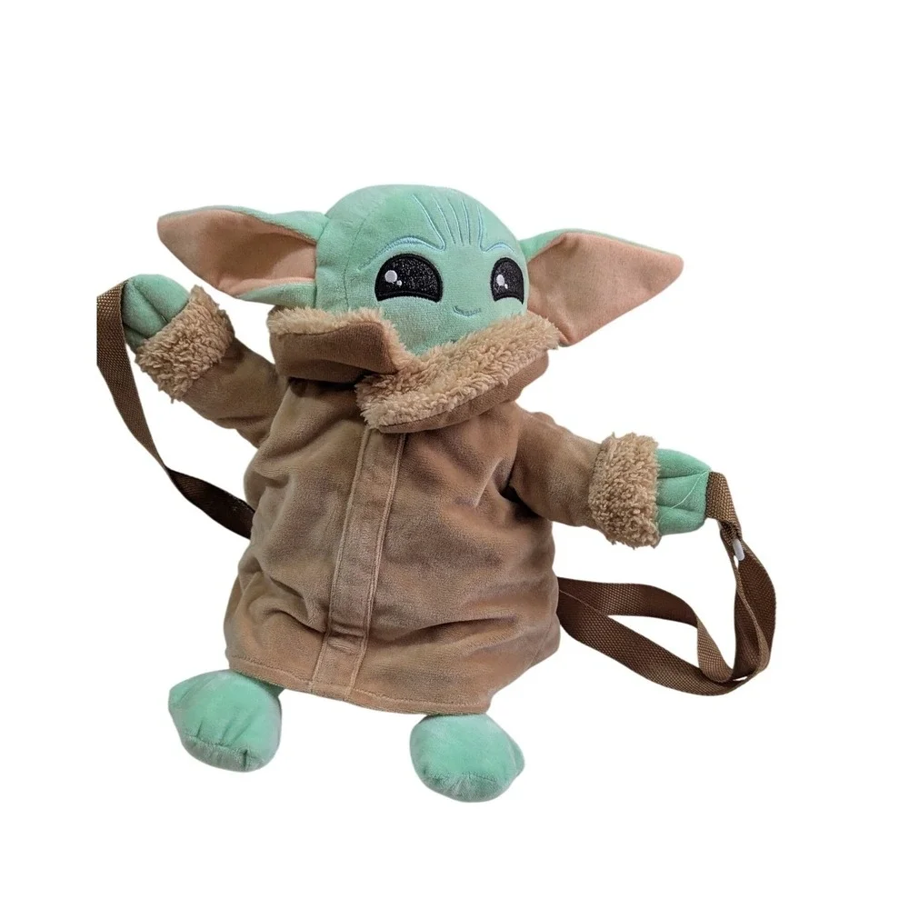 Star‎ Wars Grogu Plush purse The Child Mandalorian Green Brown 12 Inch Bag